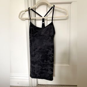 Lululemon Power Y Tank in Black Camo